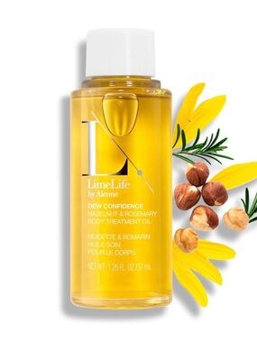 LimeLife Dew Confidence Hazelnut & Rosemary Body Treatment Oil